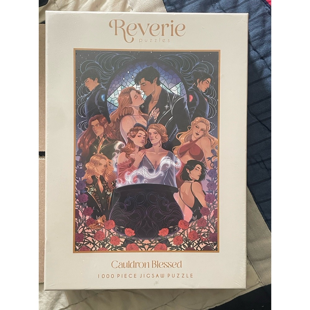 Rare Cauldron Blessed Reverie Puzzle 1000 Piece Jigsaw Acotar Sarah J Mass